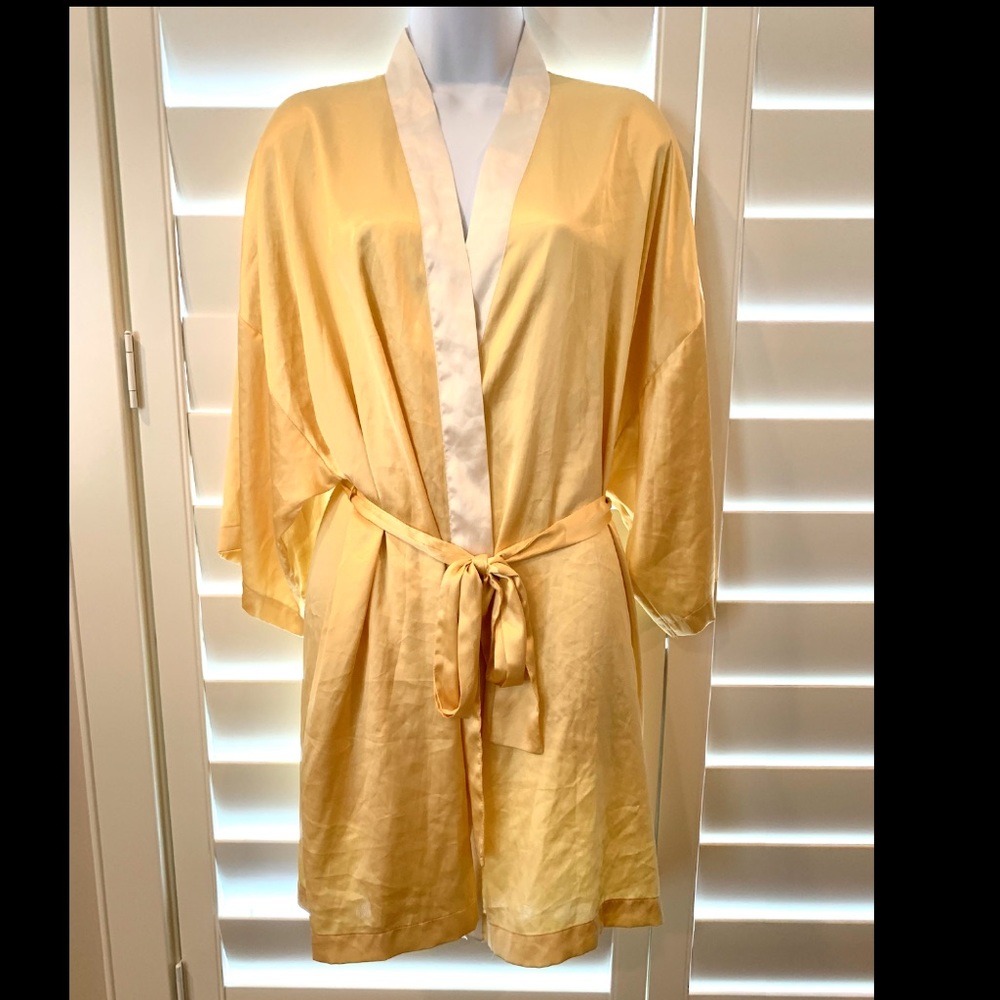 Victoria's Secret Silky Robe, Light Yellow, O/S